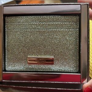 Kate Spade Kenzie Glitter Card Holder